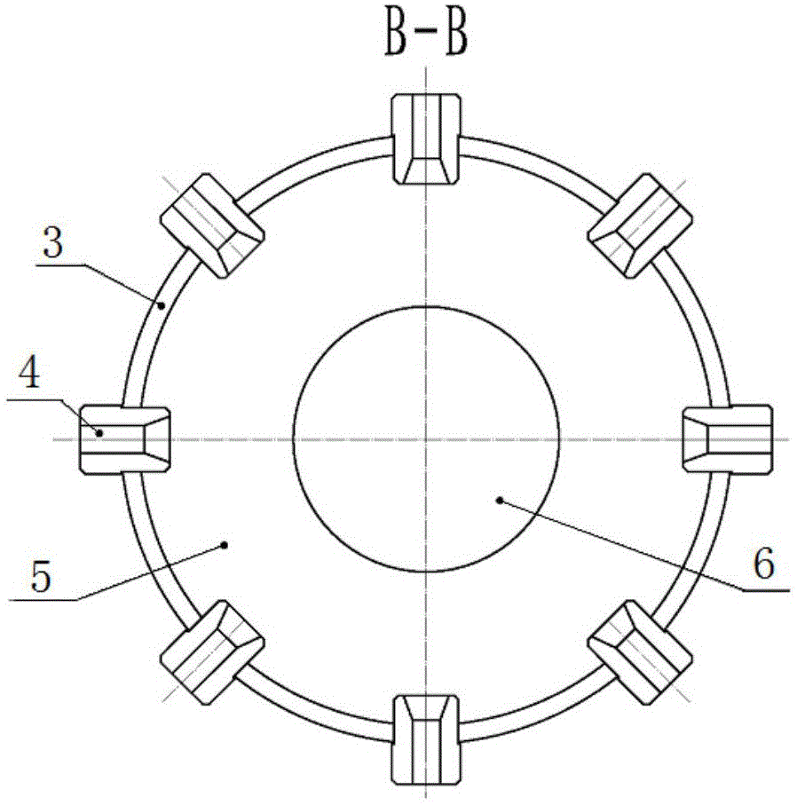 Backwash spray nozzle for granular filter material filter device