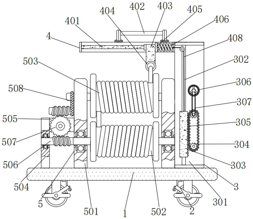 Wire and cable pay-off device