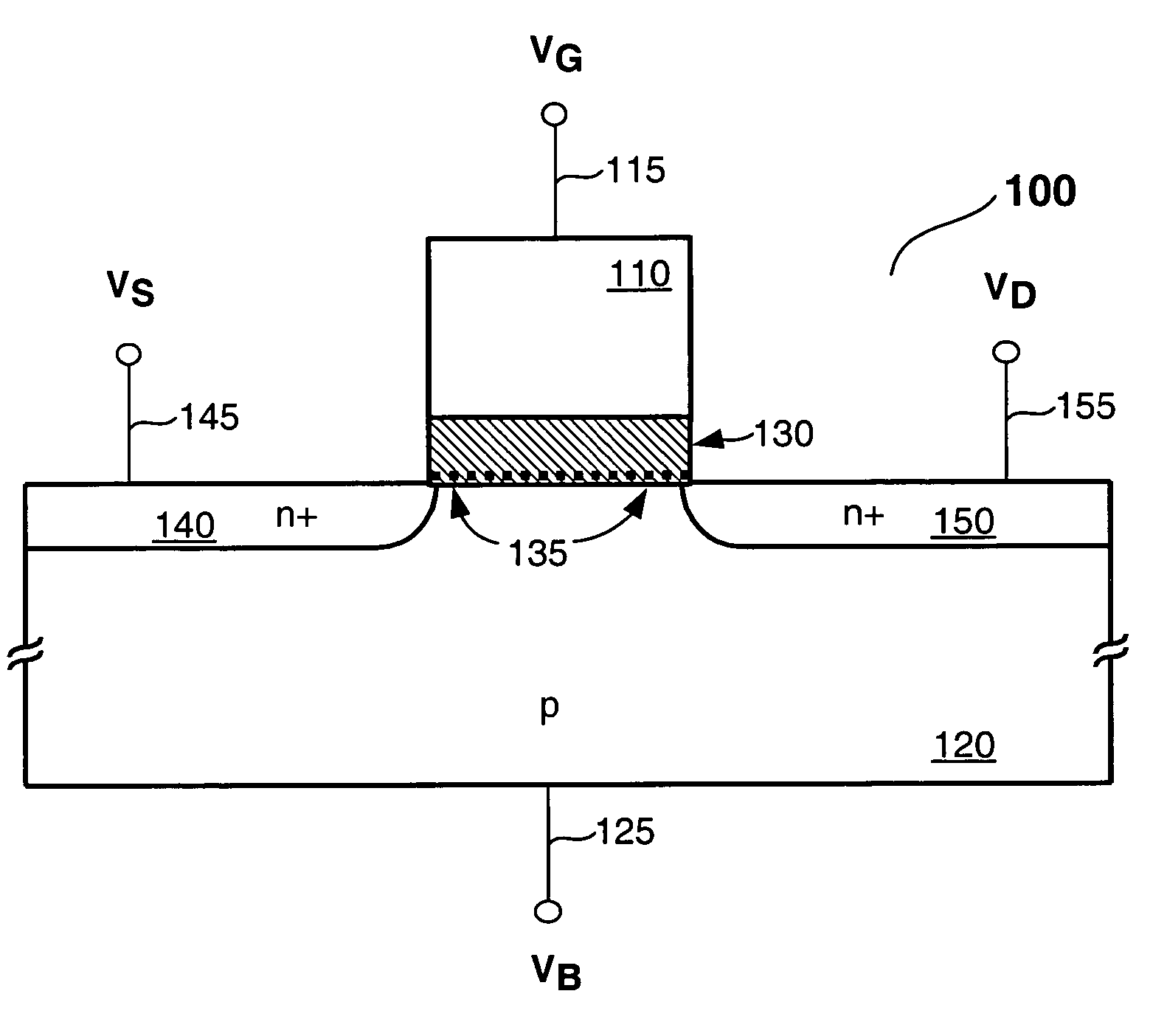 Charge trapping device