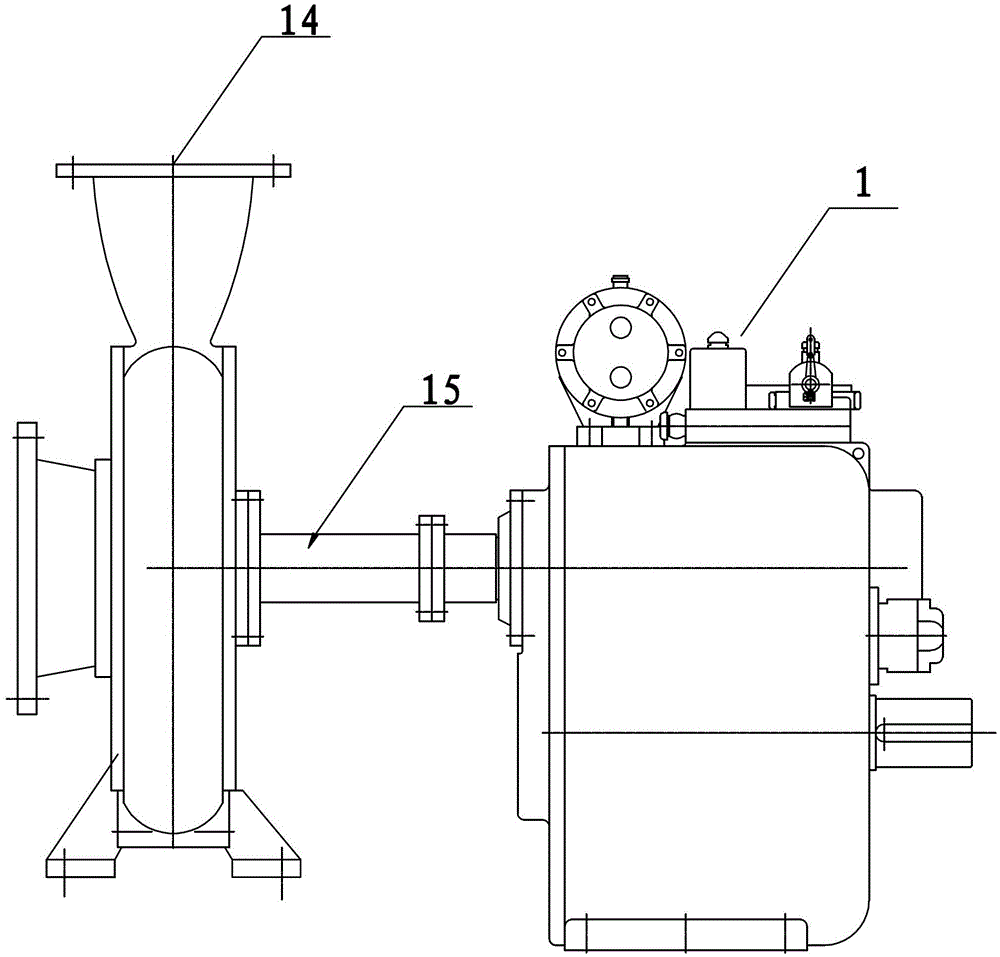 water pump gearbox