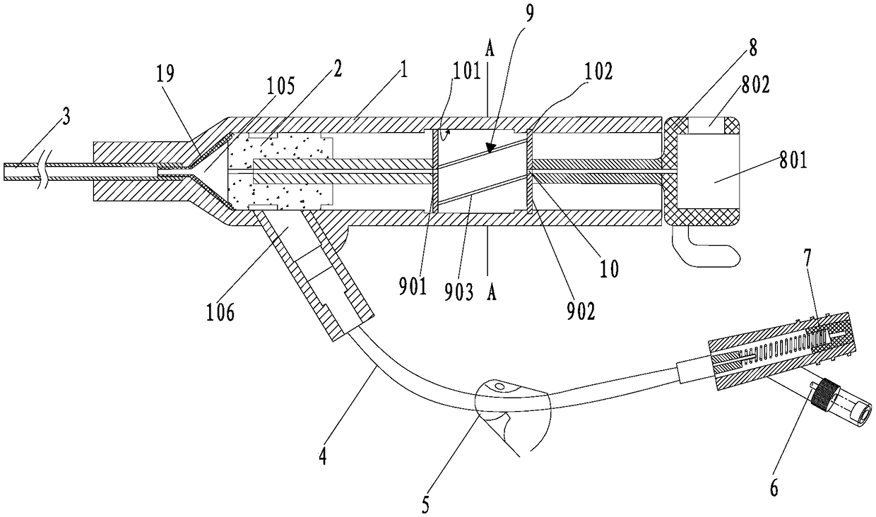 Indwelling needle and indwelling needle assembly