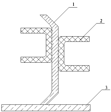 Strengthening construction process for comprehensive pipe rack pre-embedded steel edge water-stop belt and water-stop steel plate