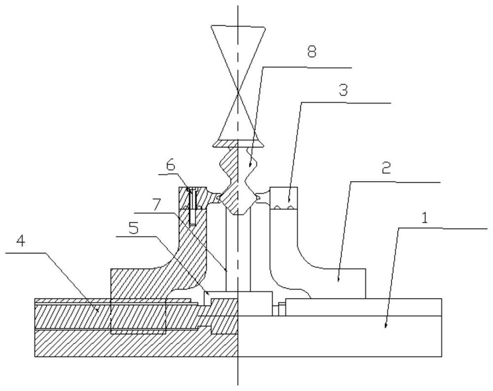 Blade clamping device