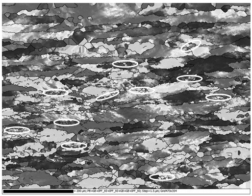 A high-strength and tough aluminum alloy with various mixed crystal structures induced by micro-shear bands and its preparation method and application