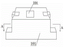 A mold for preparing radial columns of permanent magnetic materials and its application method