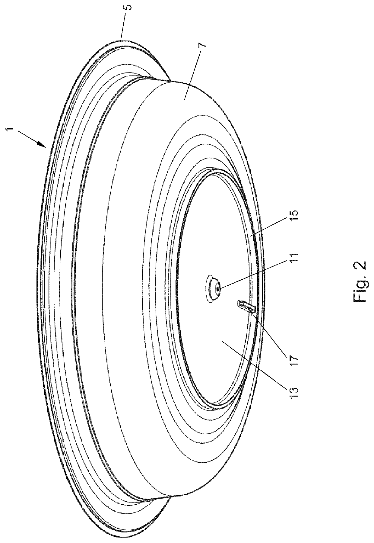 Pad with a relatively large outlet opening comprising a soluble beverage preparation product for use in a coffee machine