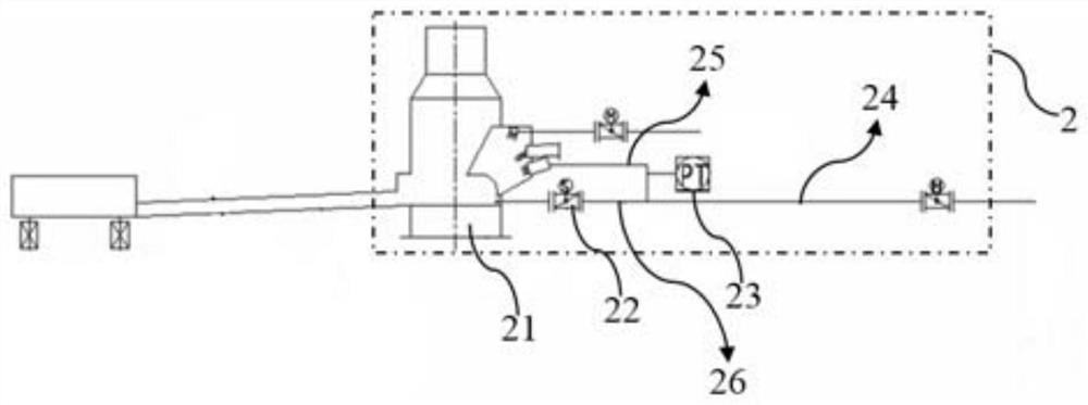 Bottom filtration method slag treatment system and control method thereof