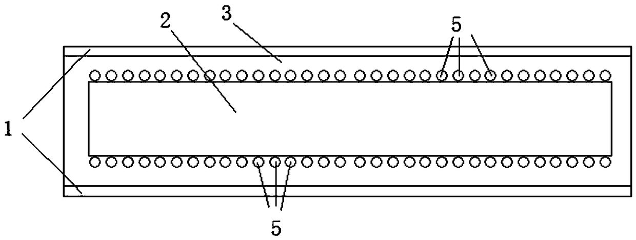 A sensor based on nested waveguides