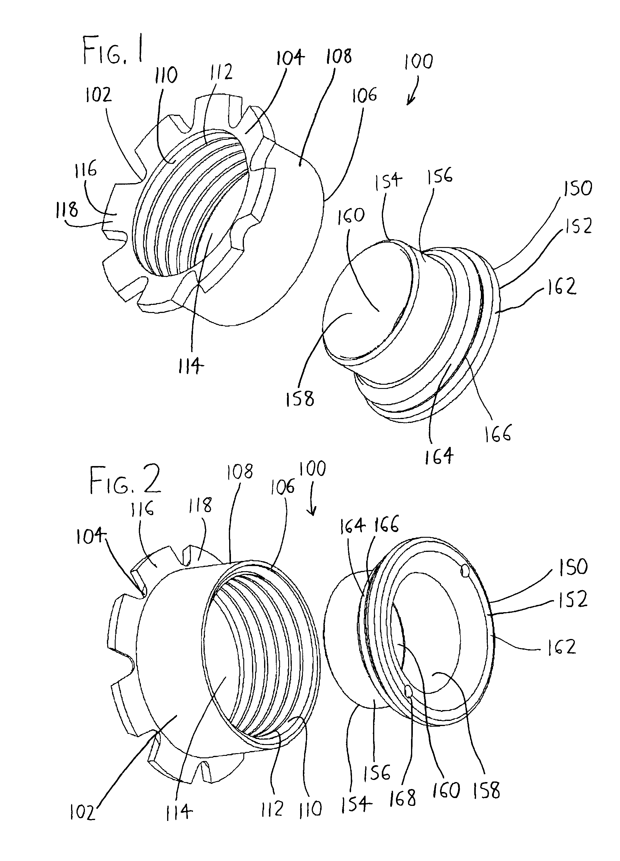 Connector / bushing assembly for electrical junction boxes
