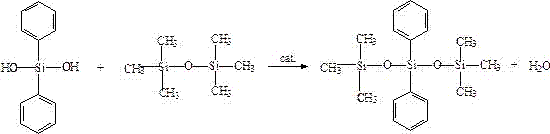 Preparation method for hexamethylenediphenyl trisiloxane