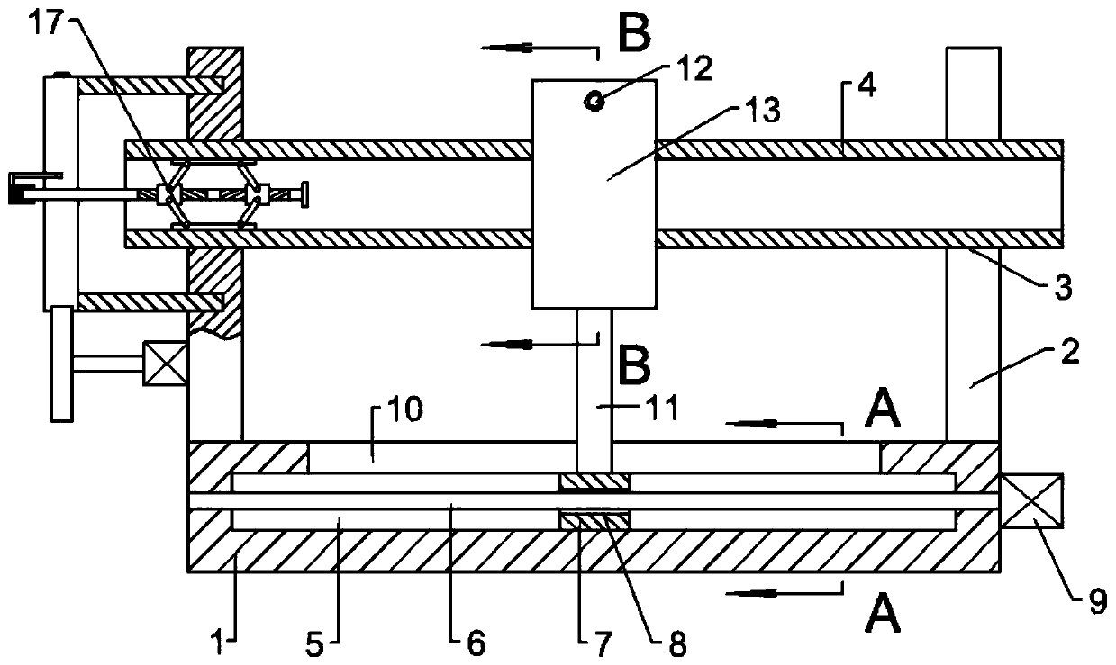 A steel pipe oiling maintenance equipment with clamping function for building construction