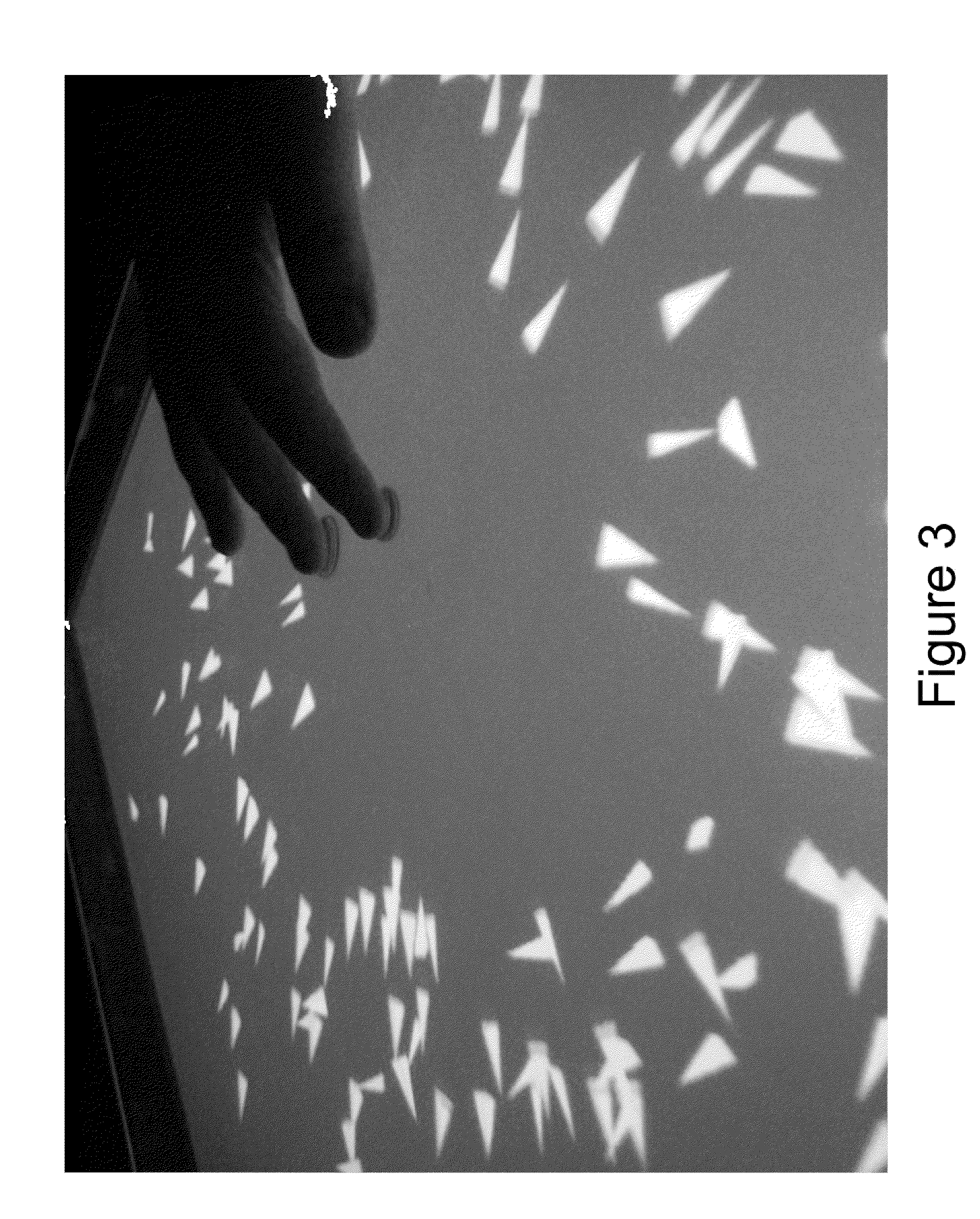 Liquid multi-touch sensor and display device