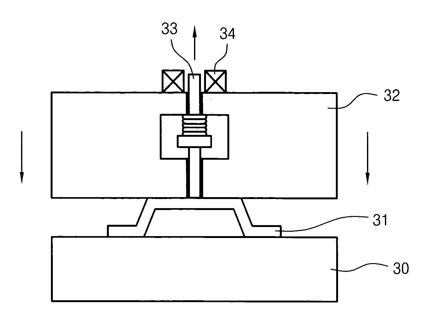 Apparatus for separating cull of semiconductor package molding system