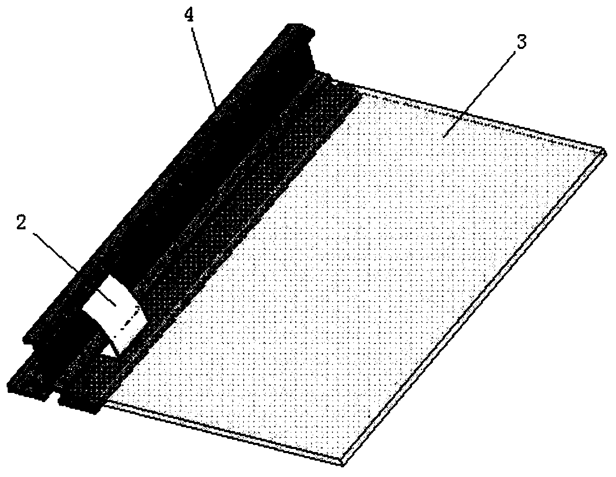 A sheet clamping device and a new greenhouse