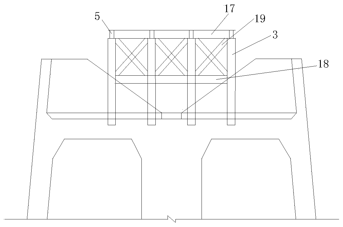 Construction method of cable bent tower stay cable installation system