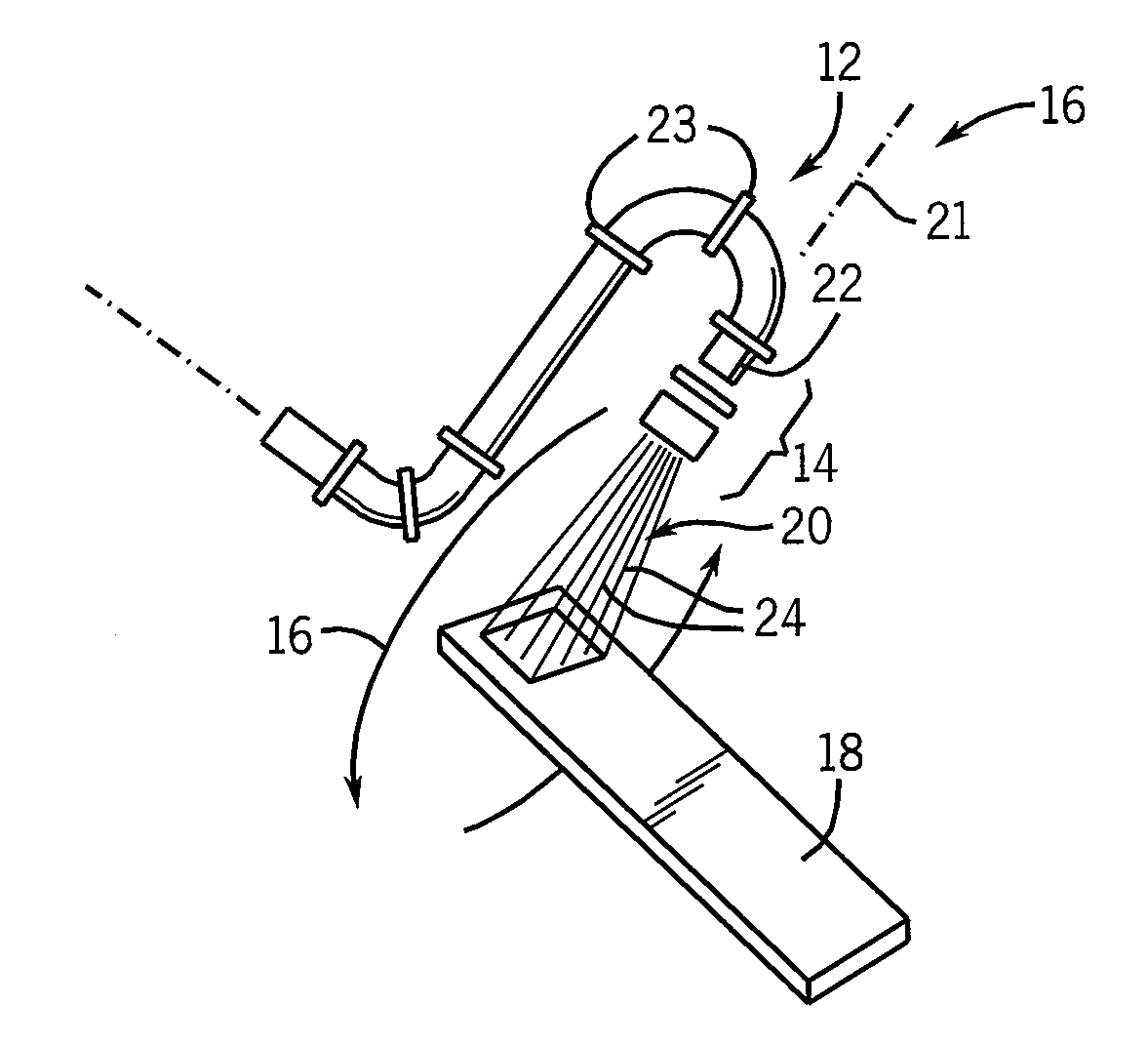 Areal modulator for intensity modulated radiation therapy