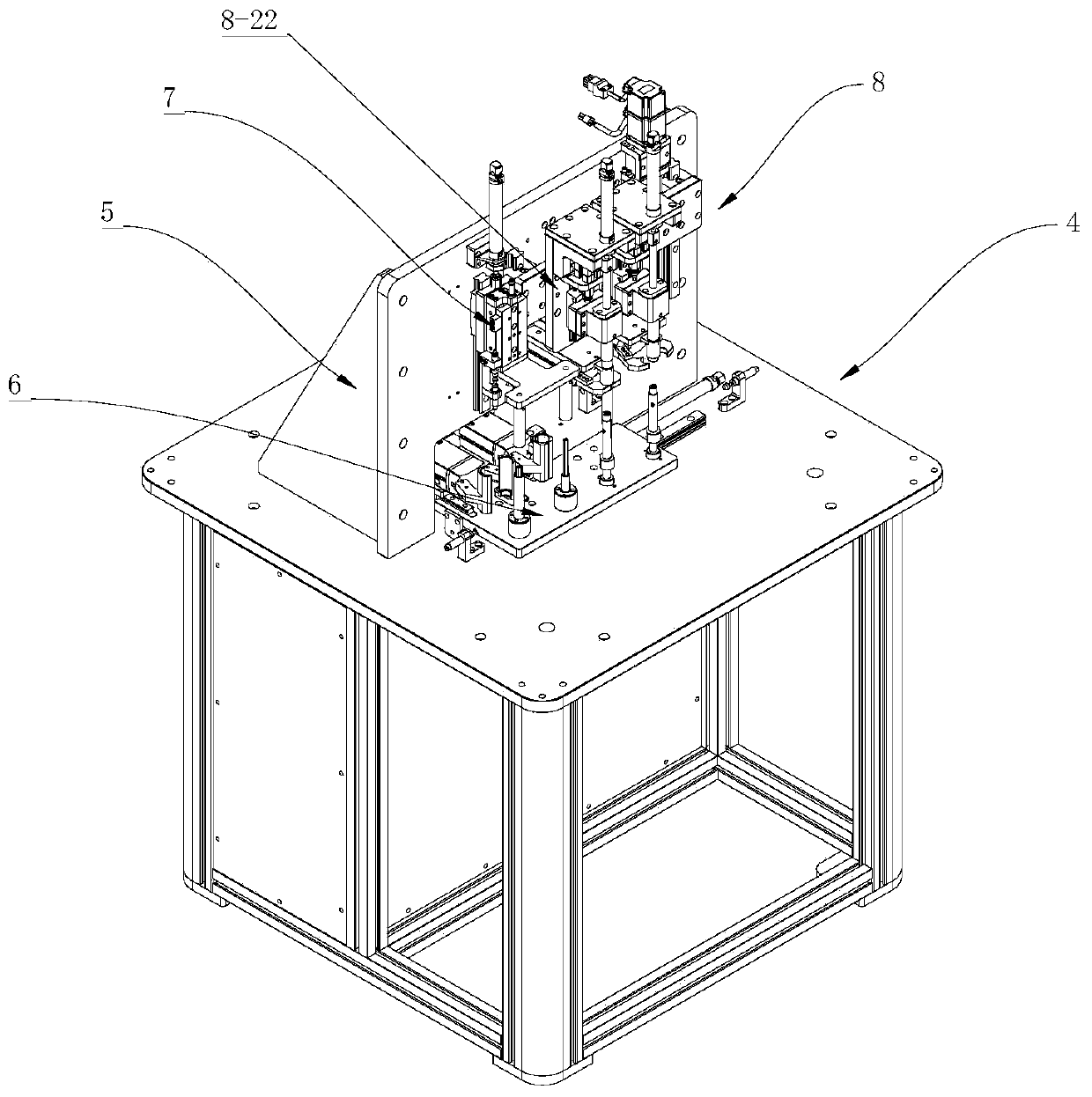 Pump core assembling equipment