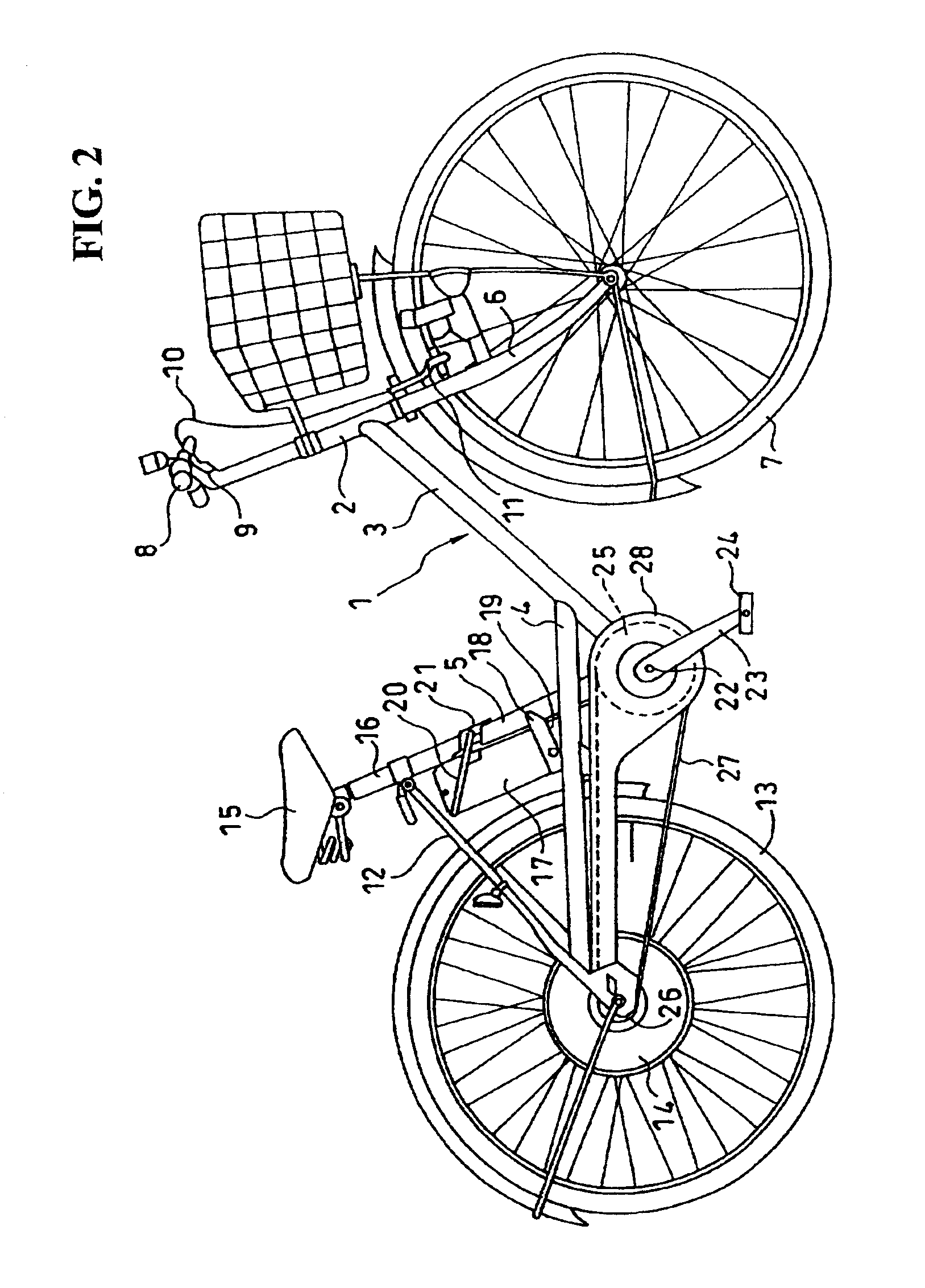 Control unit for motor-assisted bicycle