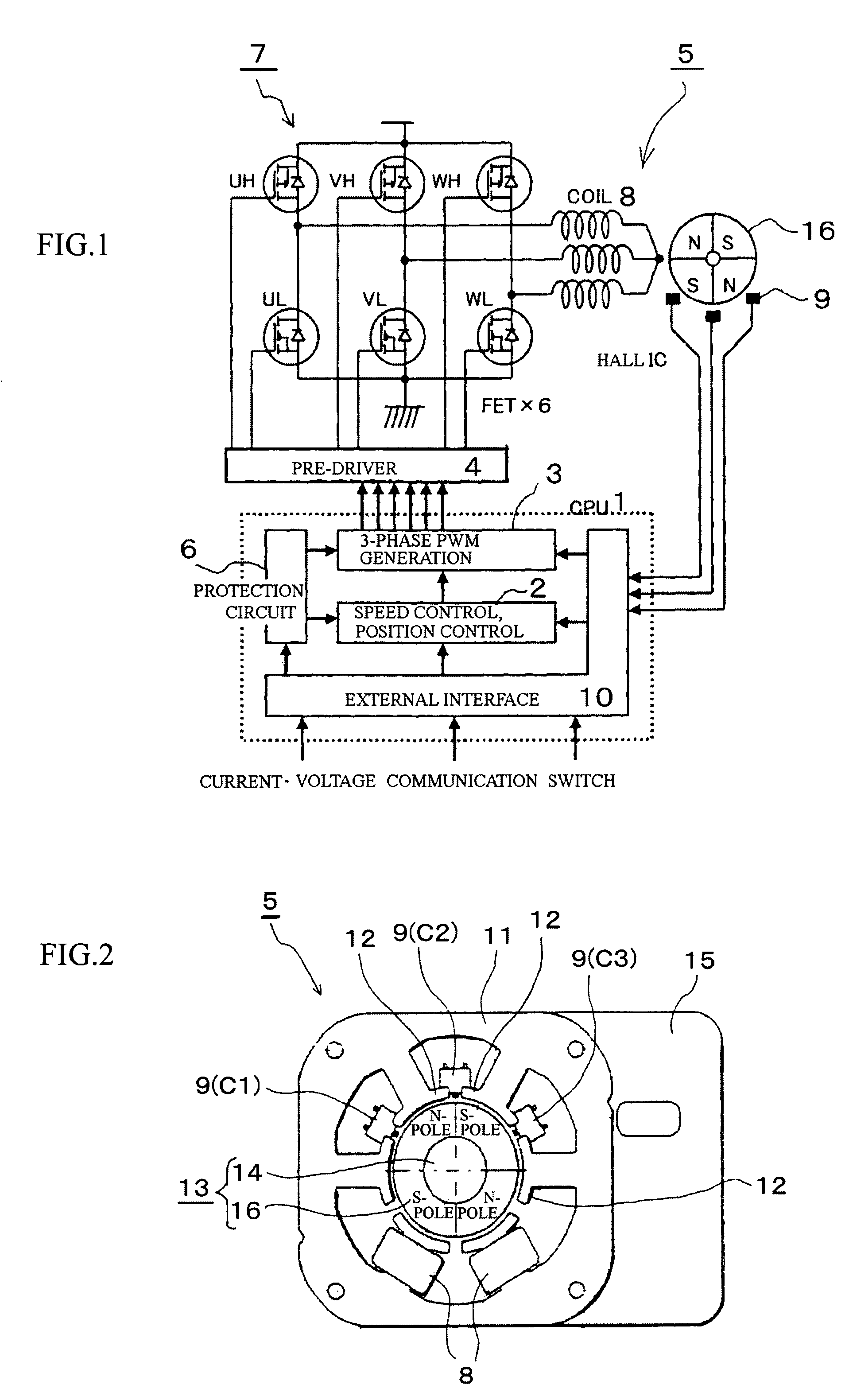 Open/close body drive device