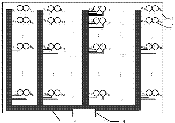 Artificial heart signal energy transfer method based on digital coil pair array and transfer paper