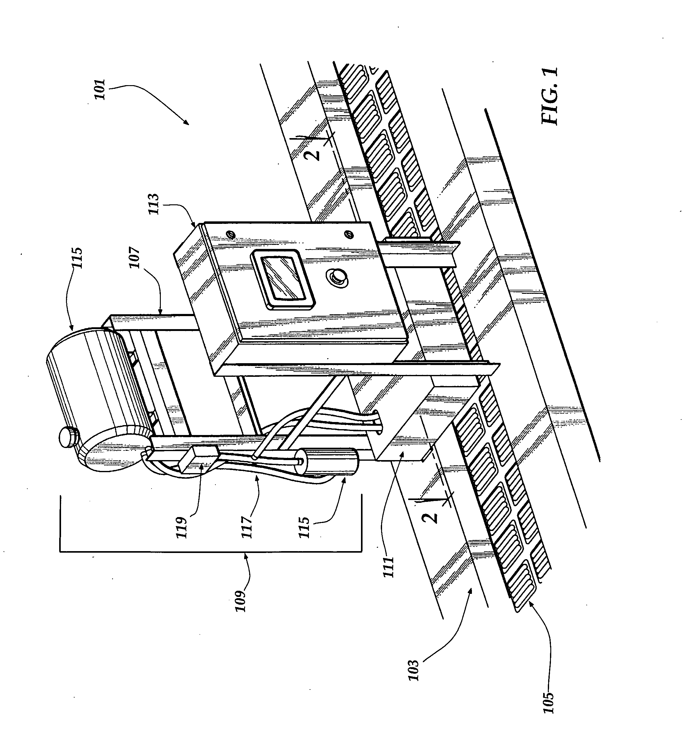 Inline antimicrobial additive treatment method and apparatus