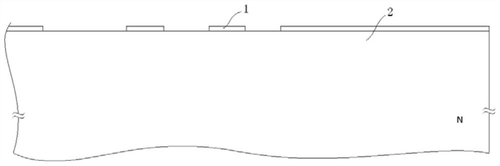 Field plate buried layer terminal structure and manufacturing method in trench of semiconductor device