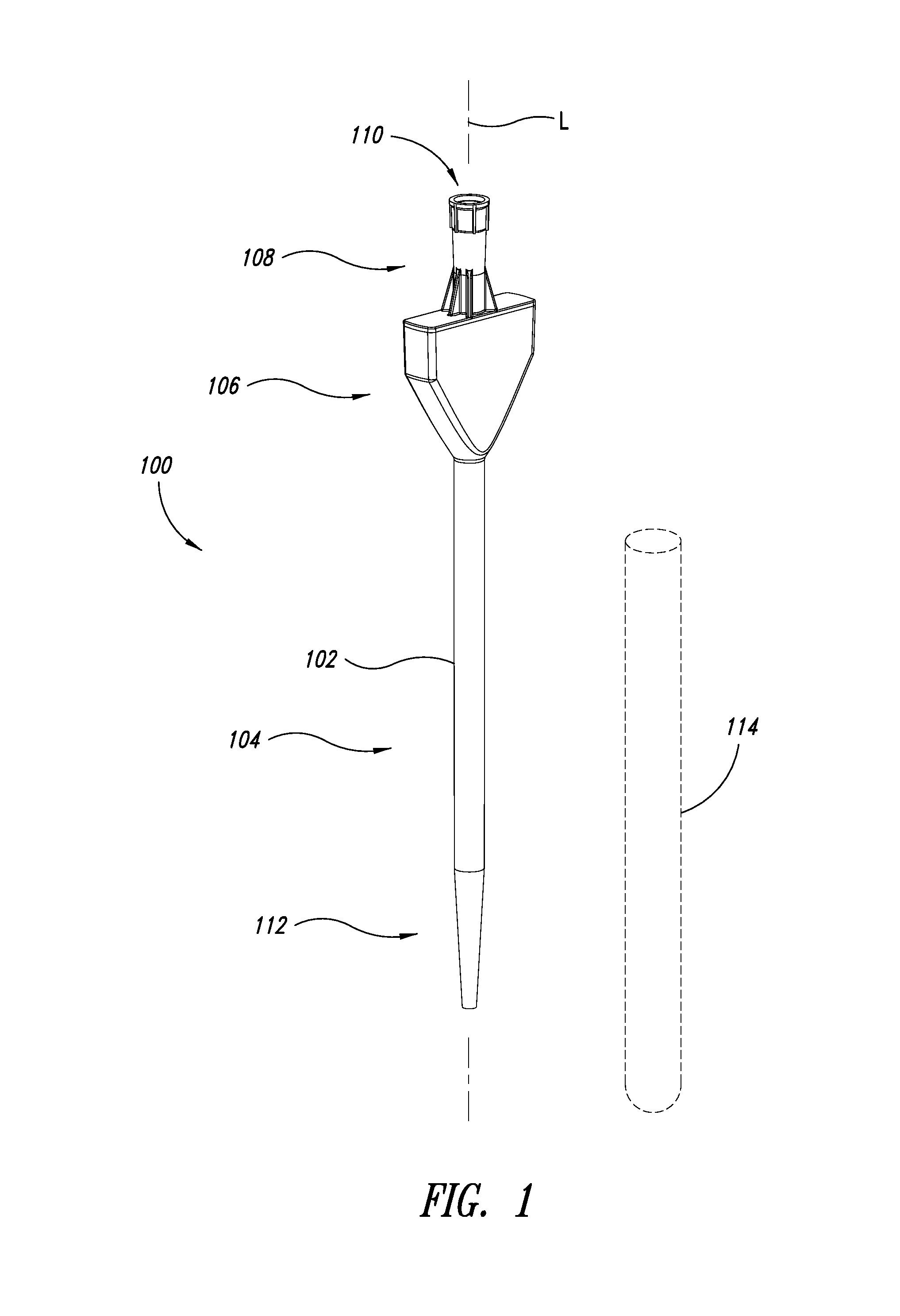 Large volume pipette tip for loading in an automated liquid handler