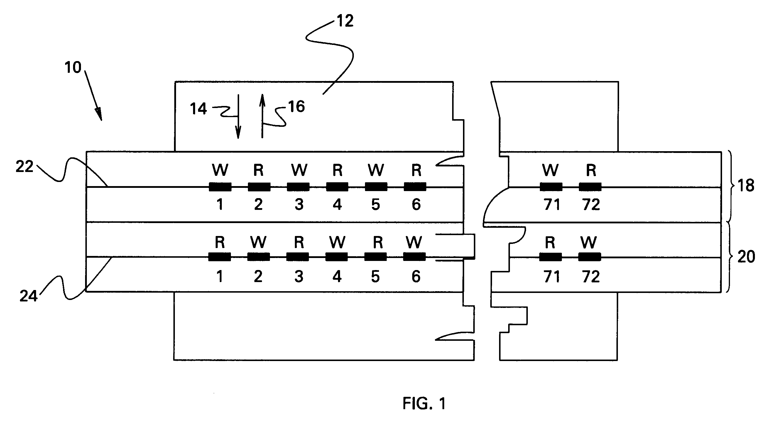 Planarized side by side design of an inductive writer and single metallic magnetoresistive reader