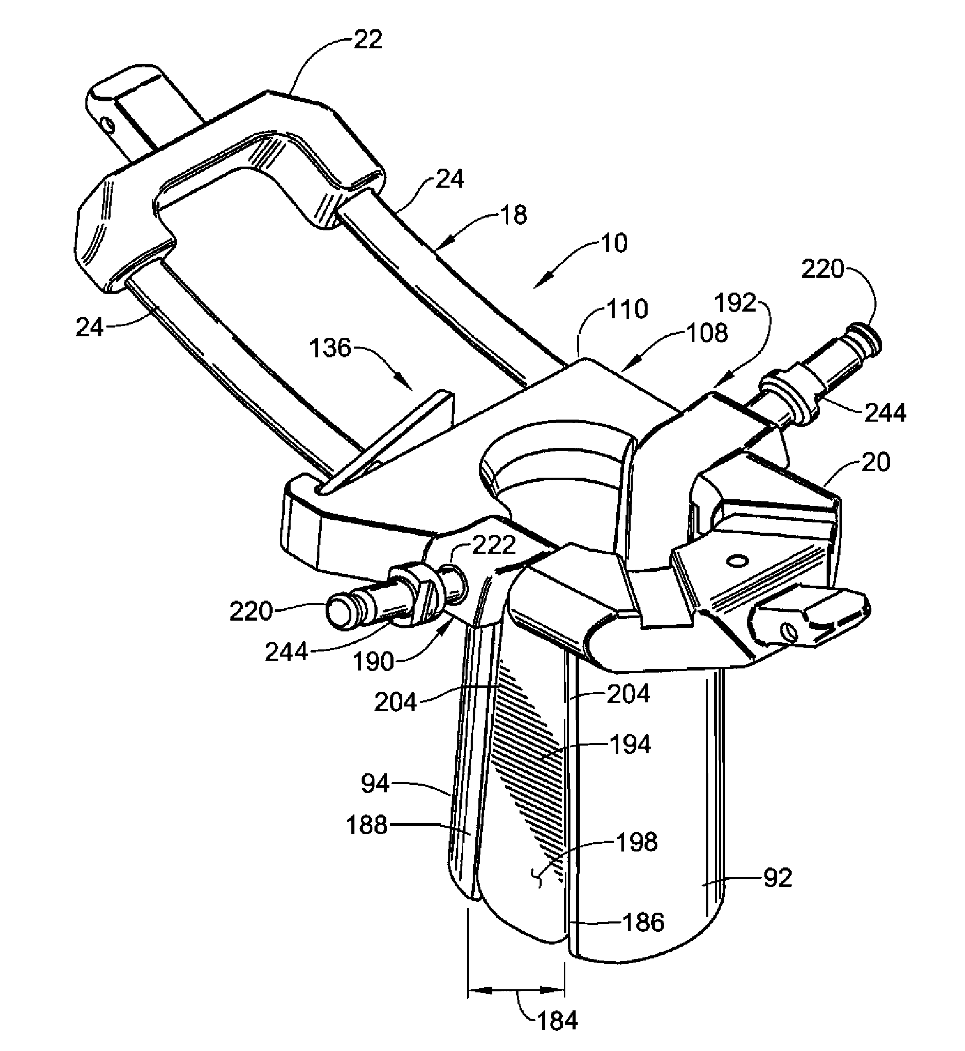 Surgical access system and method of using the same