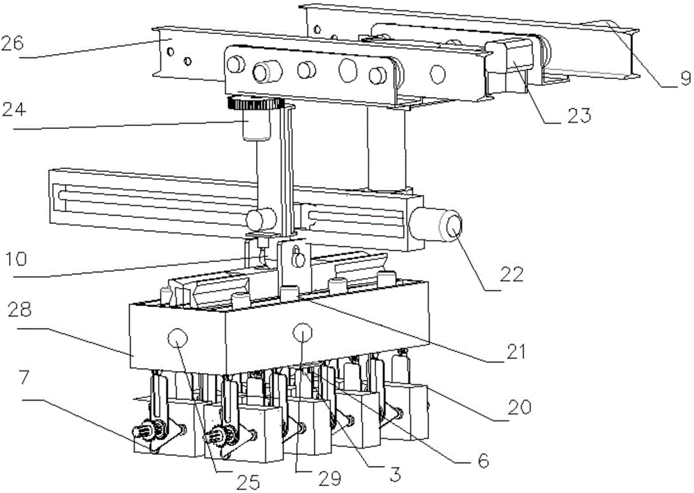 Solid brewing yeast turning precisely-positioned mechanical hand control system and method