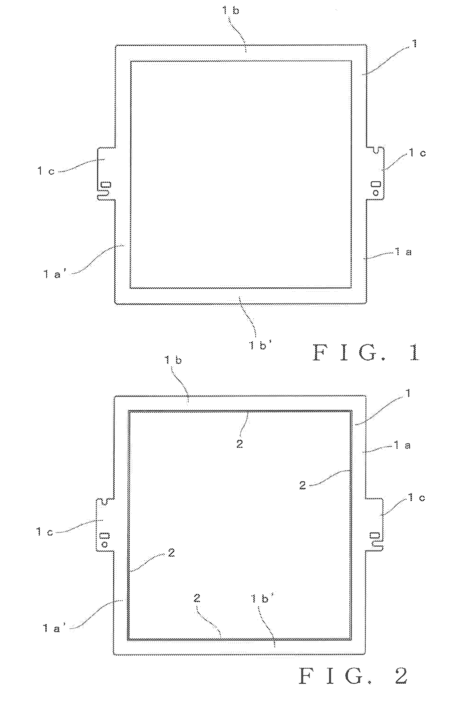 Workpiece holding frame