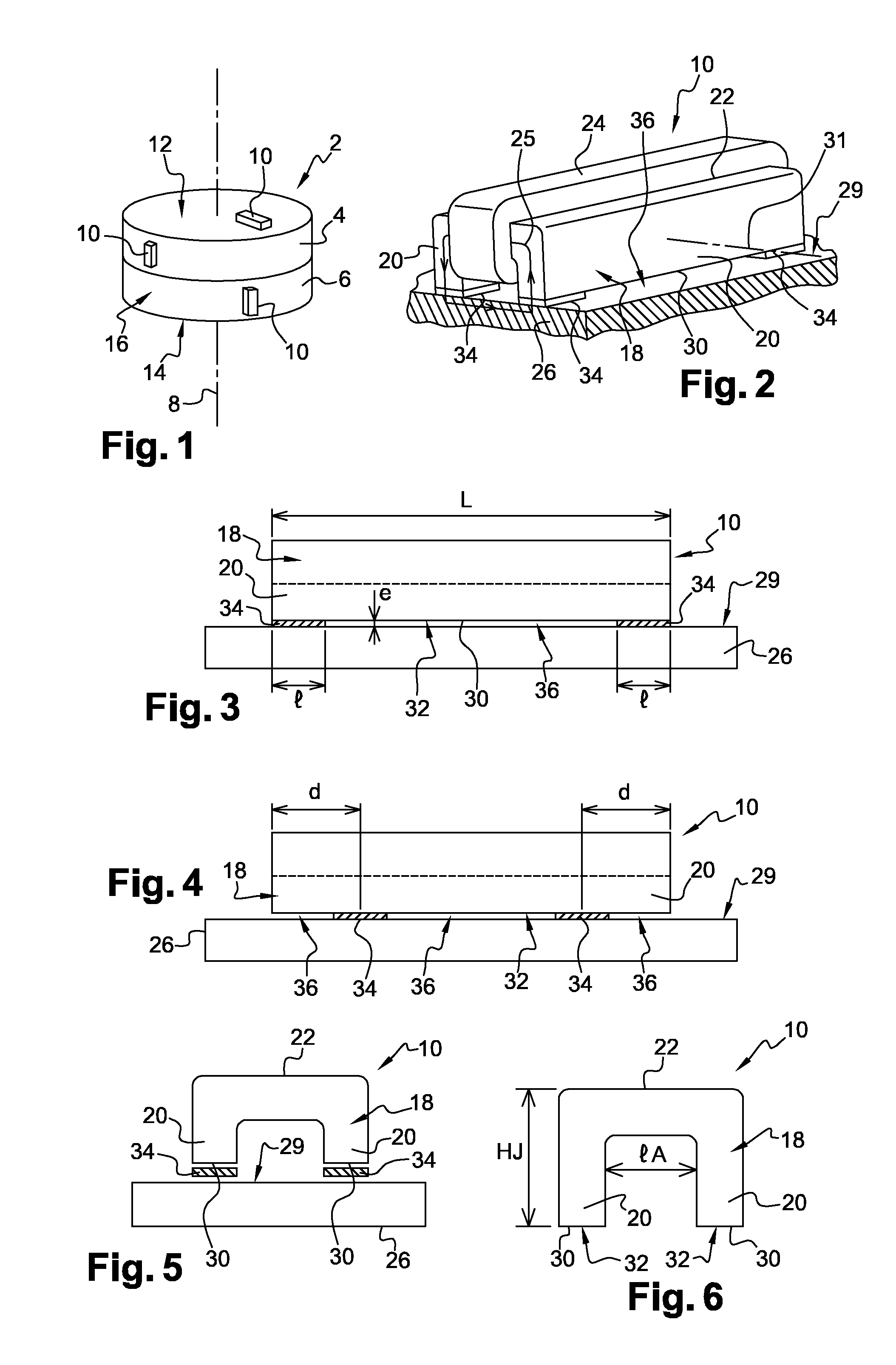 Vulcanizing press for tire blanks provided with inductors