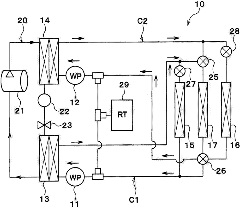 Air conditioning device for vehicle