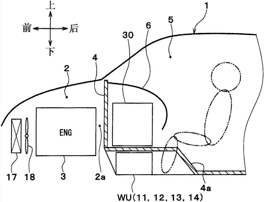 Air conditioning device for vehicle