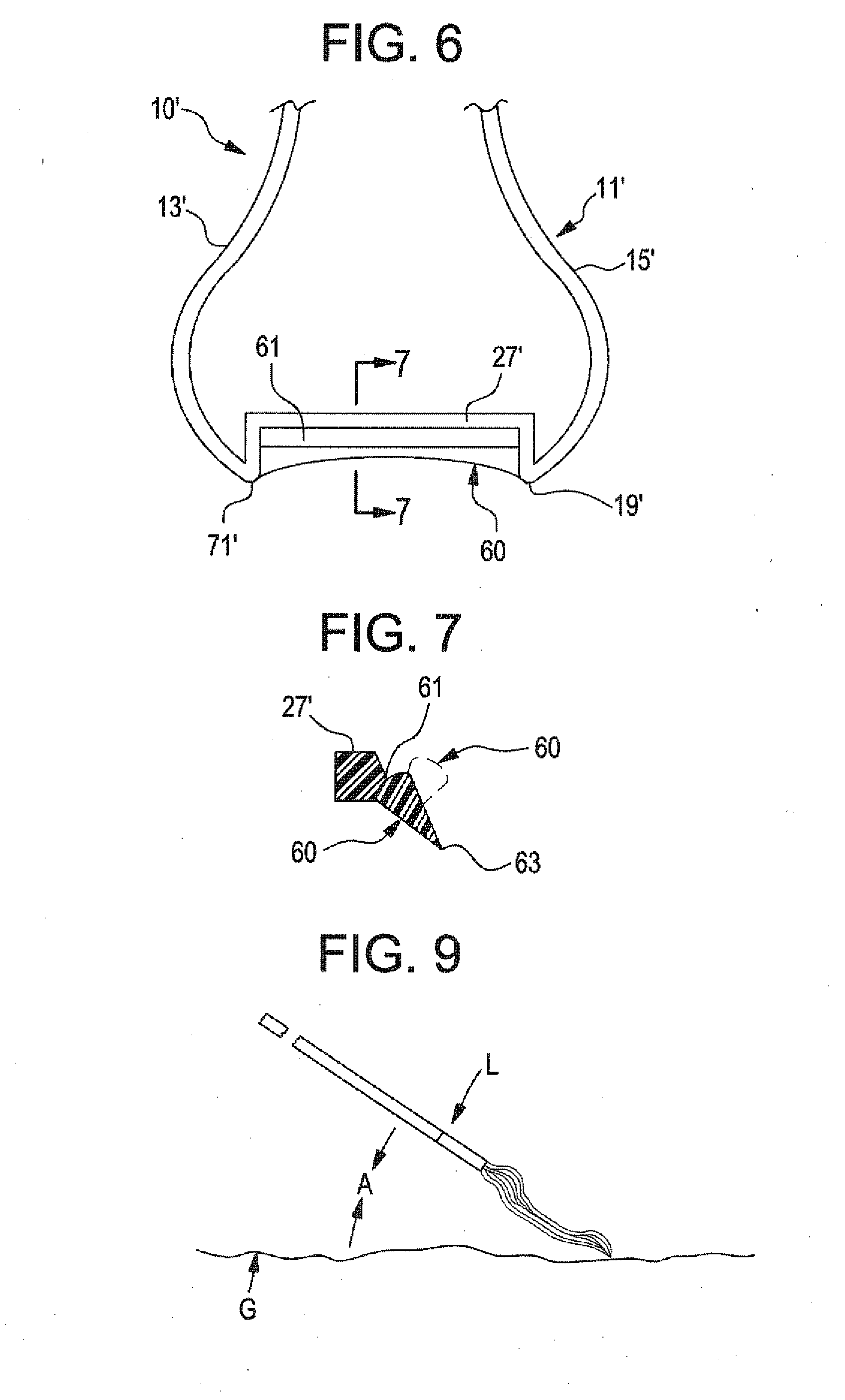 Lacrosse stick with improved ball scooping