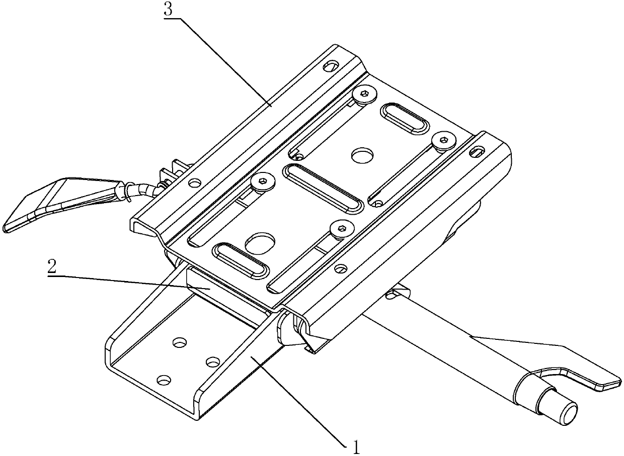 Adjusting control mechanism for seat tray