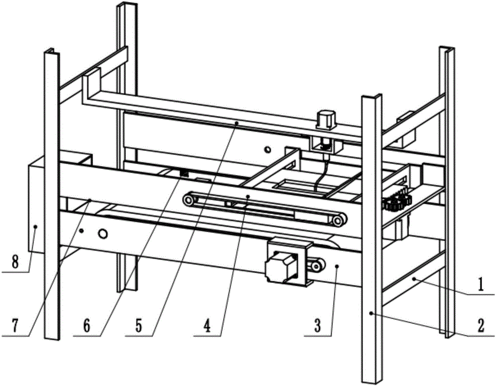 Automatic agent coating device for glass slide