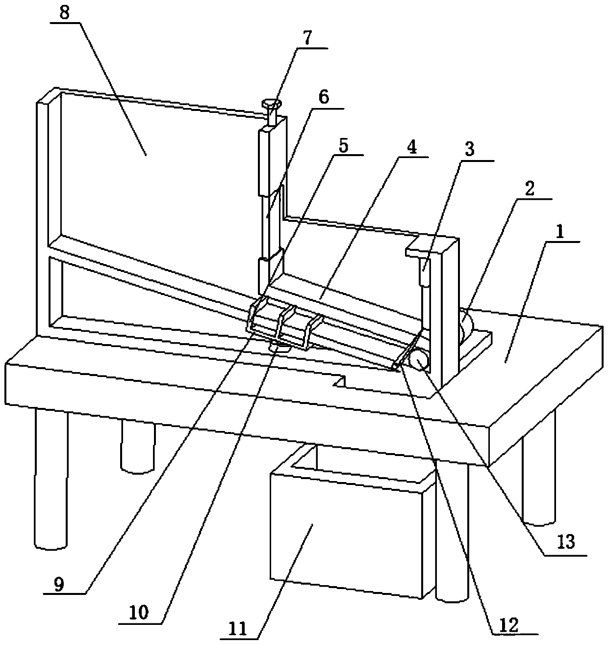 Slicing device for manufacturing silicon rod of solar photovoltaic panel