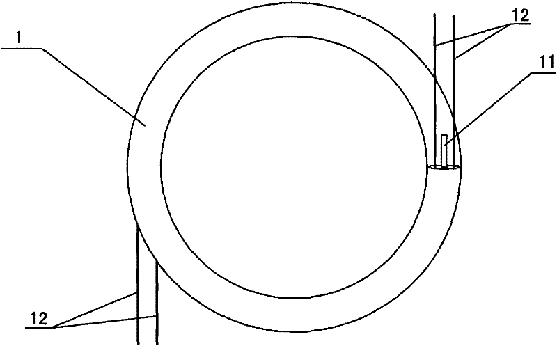 Double-helix energy saving lamp