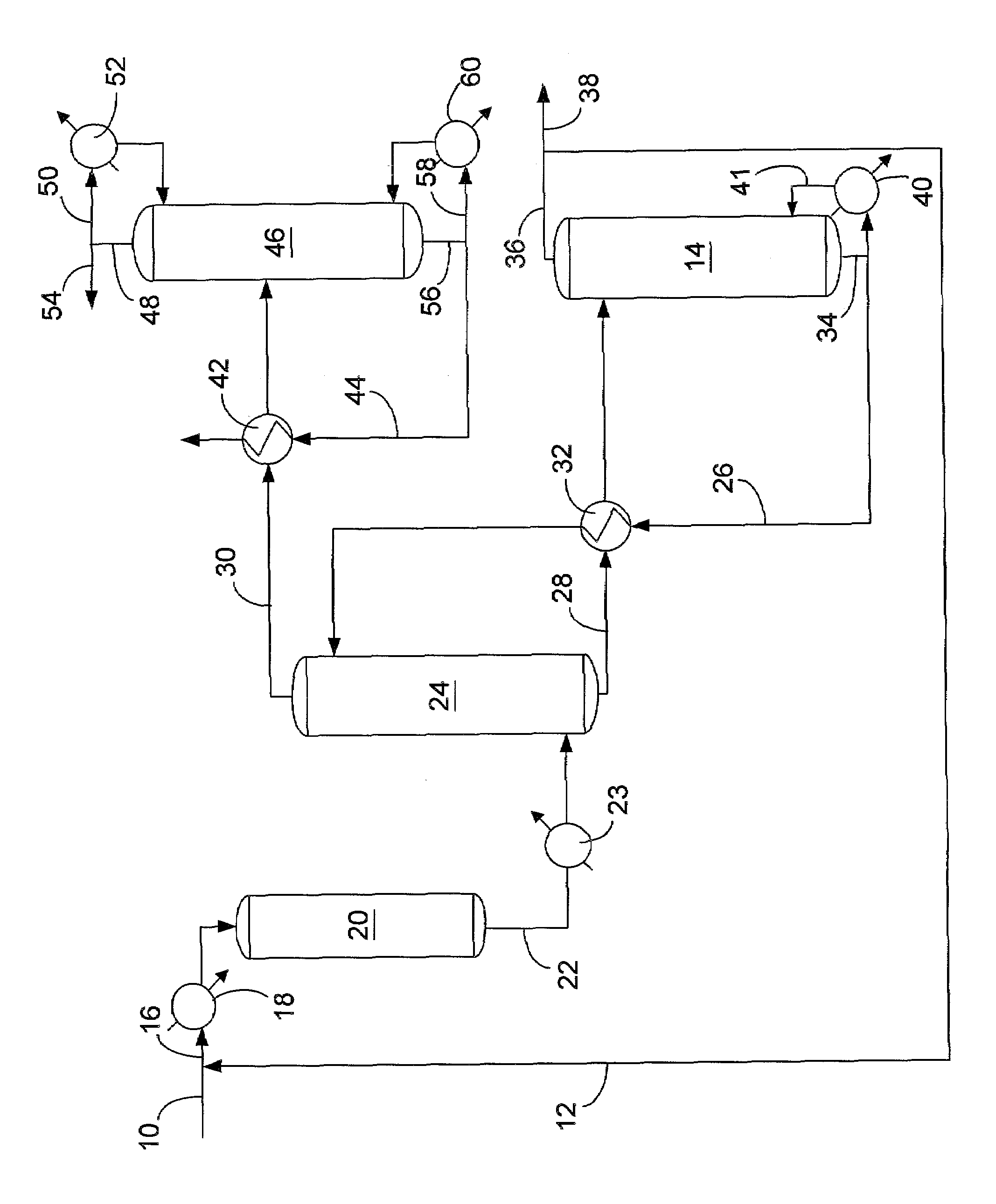 Process and apparatus for separating oxygenate modifier from oligomerization effluent by water wash