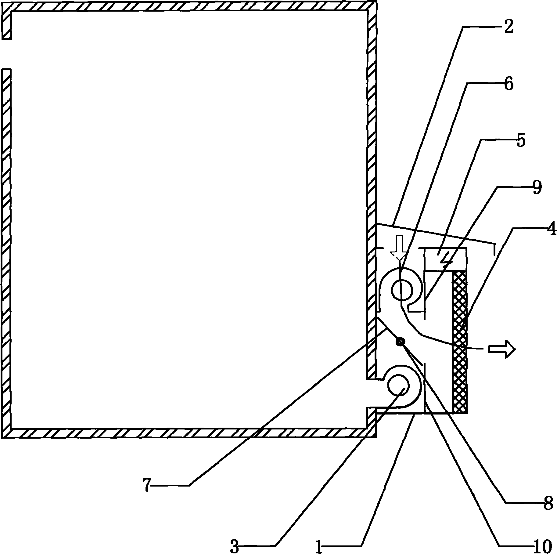 Self-cleaning Intelligent ventilation device and utilization method thereof