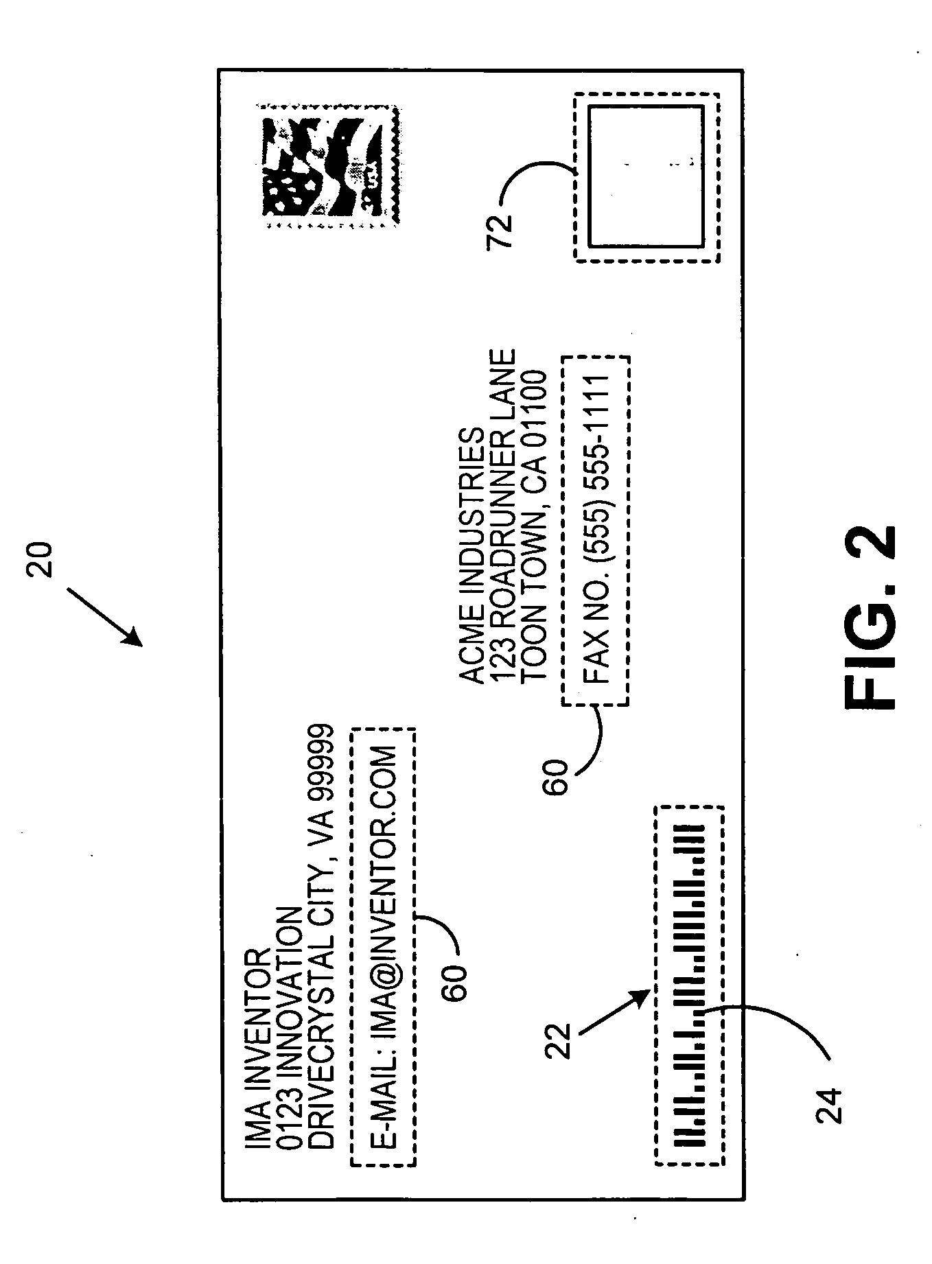 Method and system for communicating delivery information in a mail distribution system