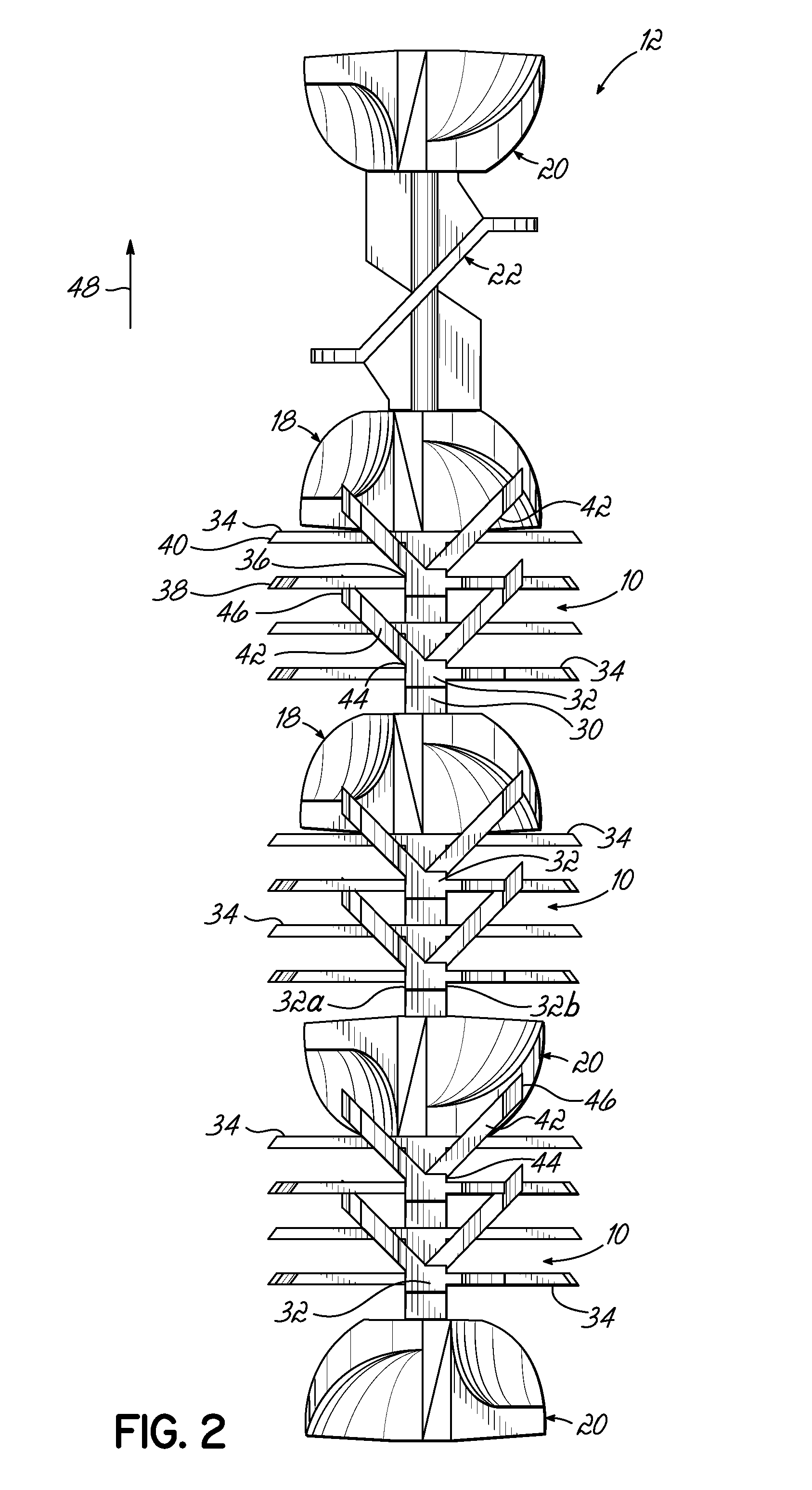 Reconfigurable mixing baffle for static mixer and method for making a static mixer