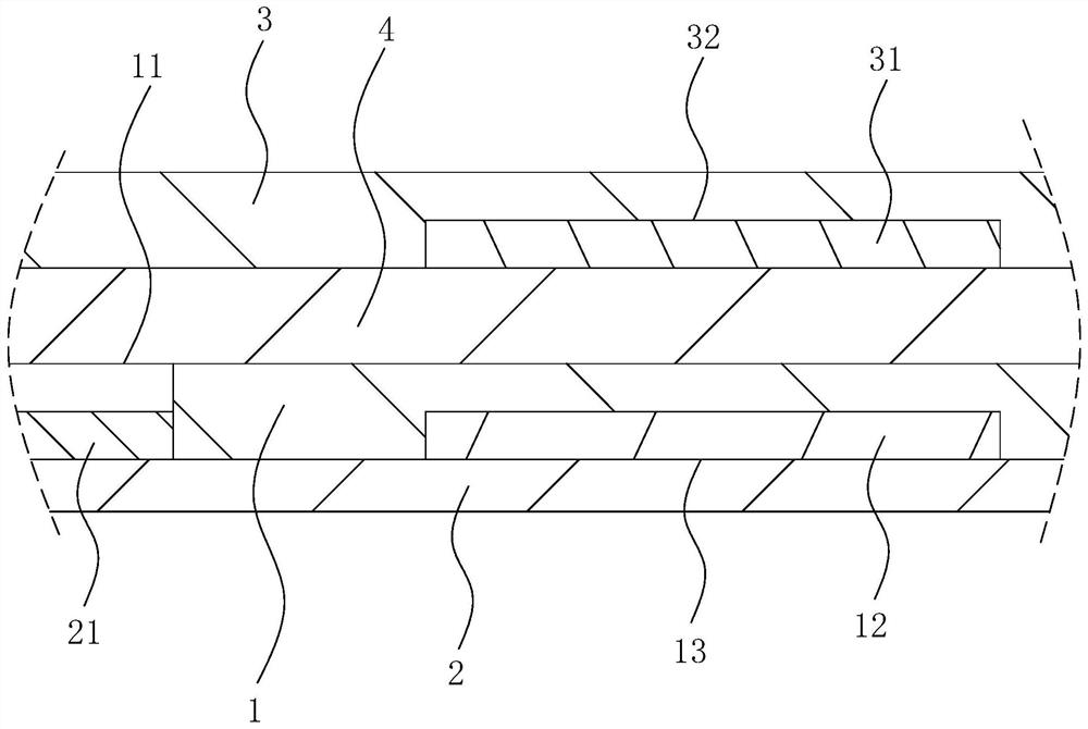 Clear display type packaging box and production process thereof