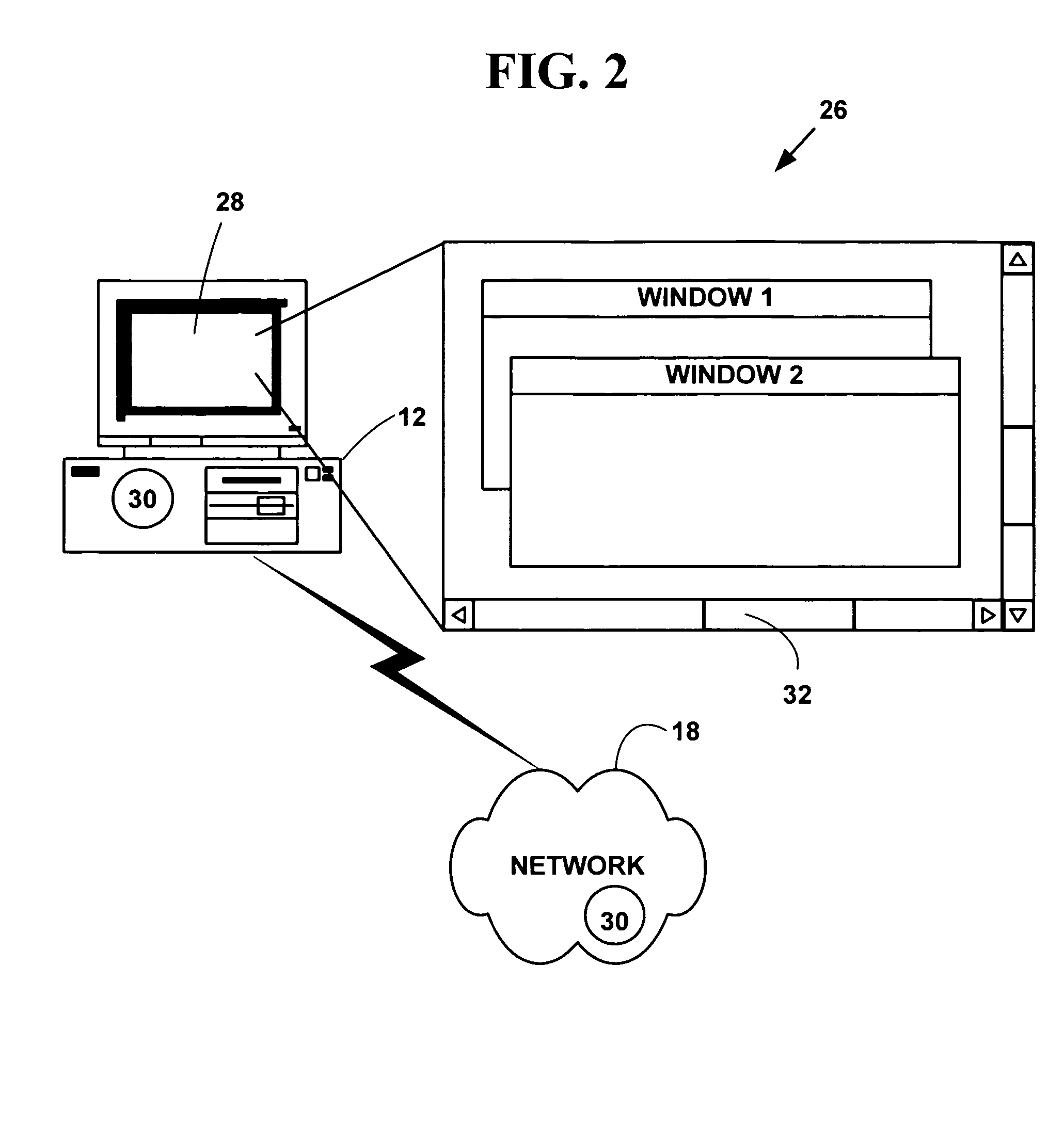 Method and system for displaying a current market depth position of an electronic trade on a graphical user interface