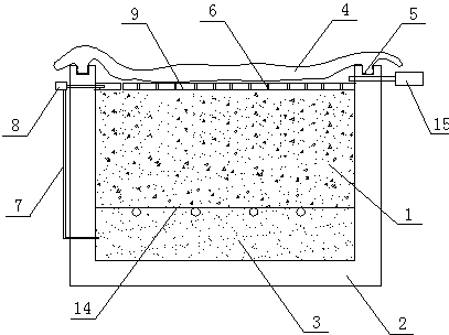 Ultra-large type straw methane tank