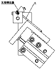 Device for automatically assembling vehicle lock torsion spring