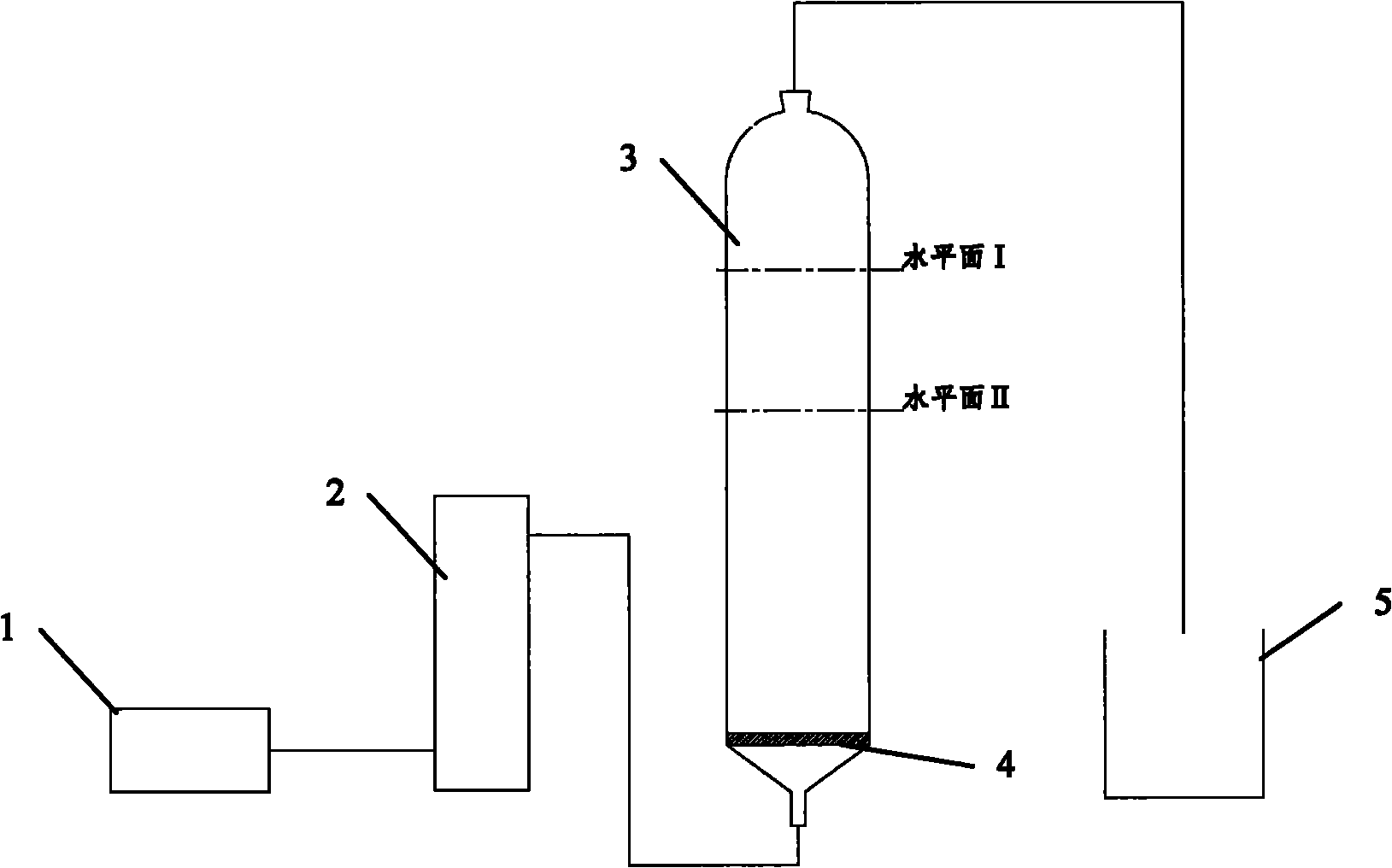 Method for processing waste water generated by water jet abrasives