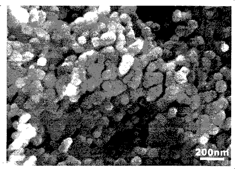 Method for synthesizing nano-scale oxide ceramic powder body