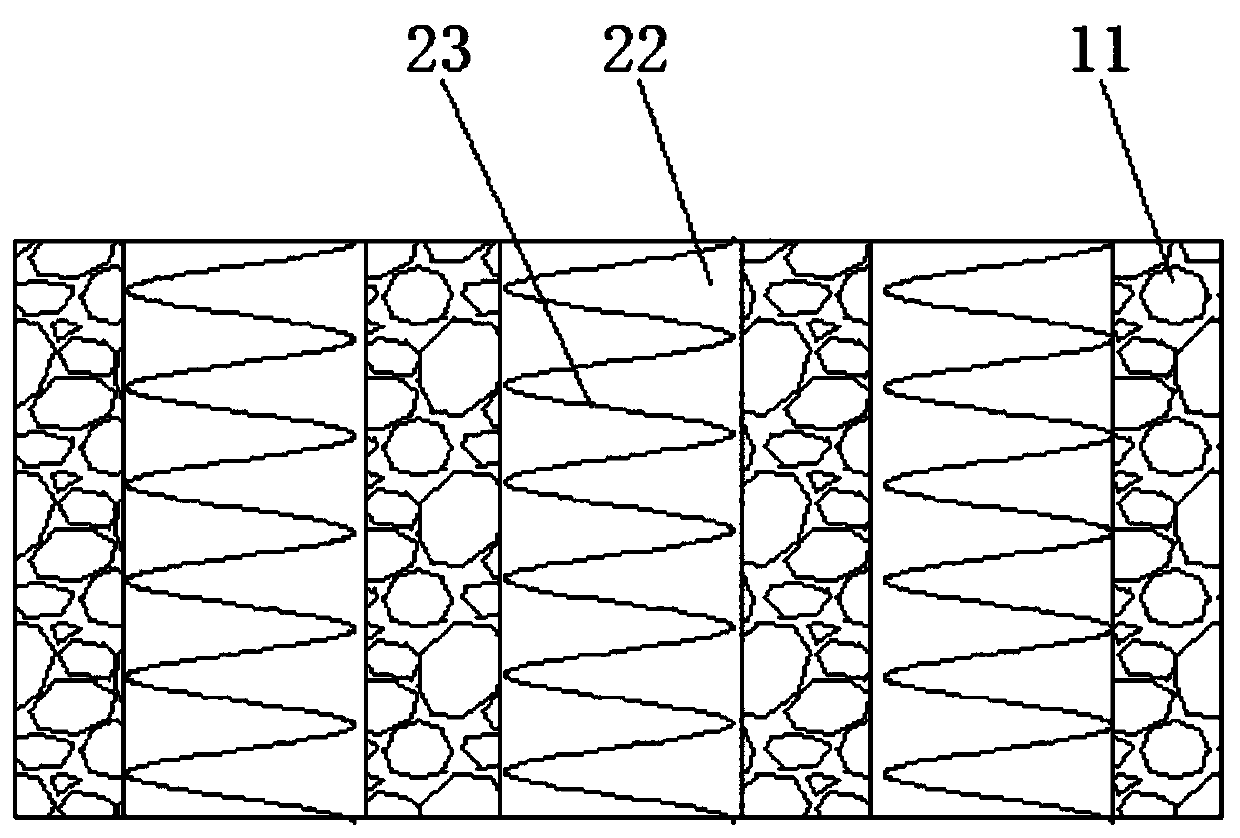 Fine sand screening device for civil engineering